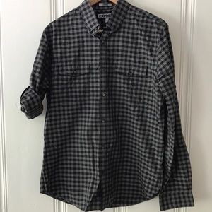 Military style button up shirt